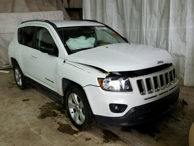 1C4NJCBA2GD553732 - 2016 JEEP COMPASS SP WHITE photo 1