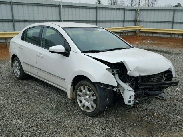 3N1AB6APXBL717396 - 2011 NISSAN SENTRA 2.0 WHITE photo 1