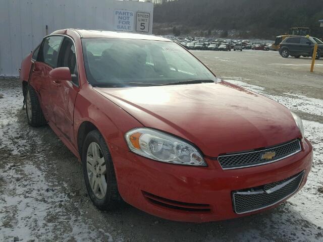 2G1WG5E37D1228876 - 2013 CHEVROLET IMPALA LT RED photo 1