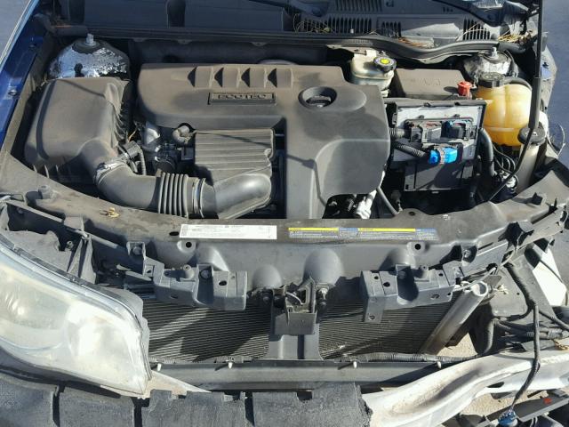1G8AN12F55Z175144 - 2005 SATURN ION LEVEL BLUE photo 7