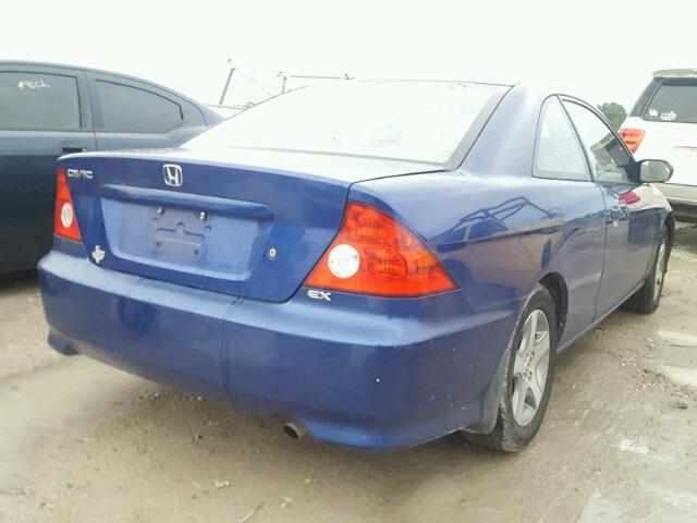 1HGEM22925L004625 - 2005 HONDA CIVIC EX Көк фото 4