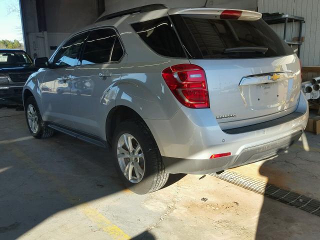 2GNALCEK4H6270267 - 2017 CHEVROLET EQUINOX LT SILVER photo 3