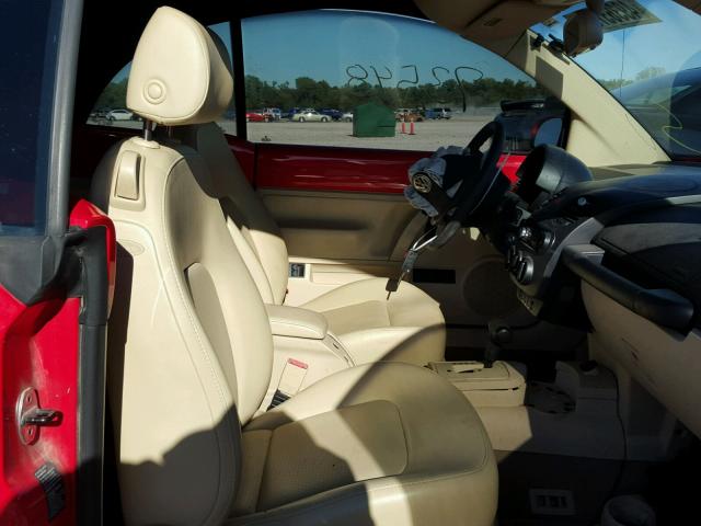 3VWCM31YX4M343230 - 2004 VOLKSWAGEN NEW BEETLE 红色 照片 5