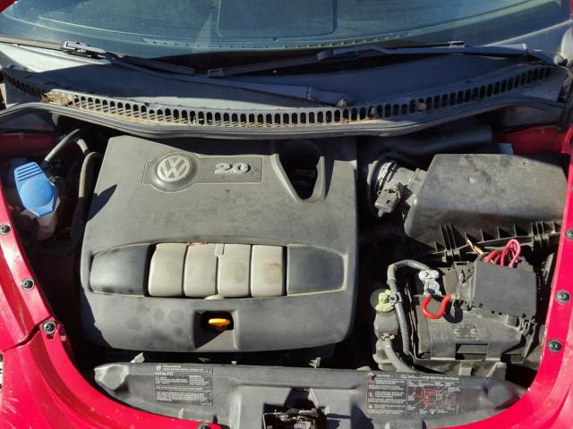 3VWCM31YX4M343230 - 2004 VOLKSWAGEN NEW BEETLE 红色 照片 7