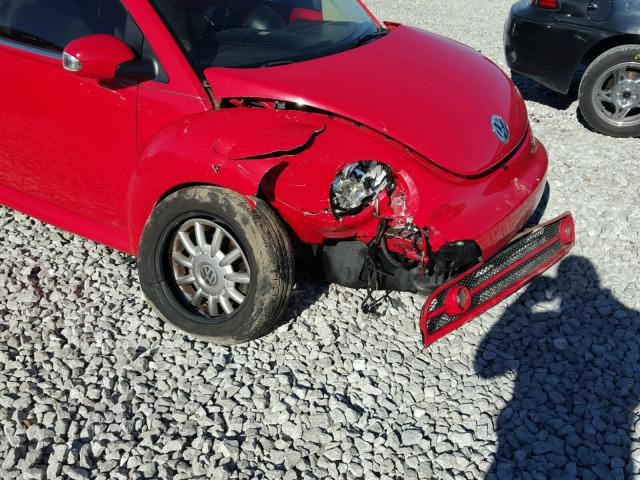 3VWCM31YX4M343230 - 2004 VOLKSWAGEN NEW BEETLE 红色 照片 9