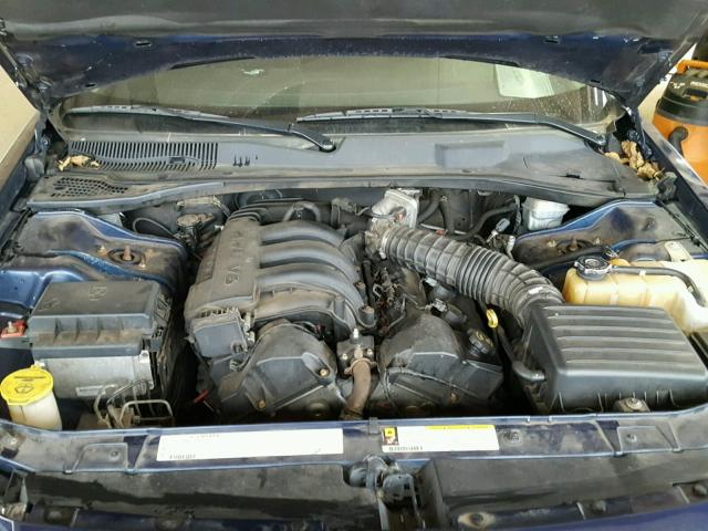 2D4FV47T76H485909 - 2006 DODGE MAGNUM SE BLUE photo 7