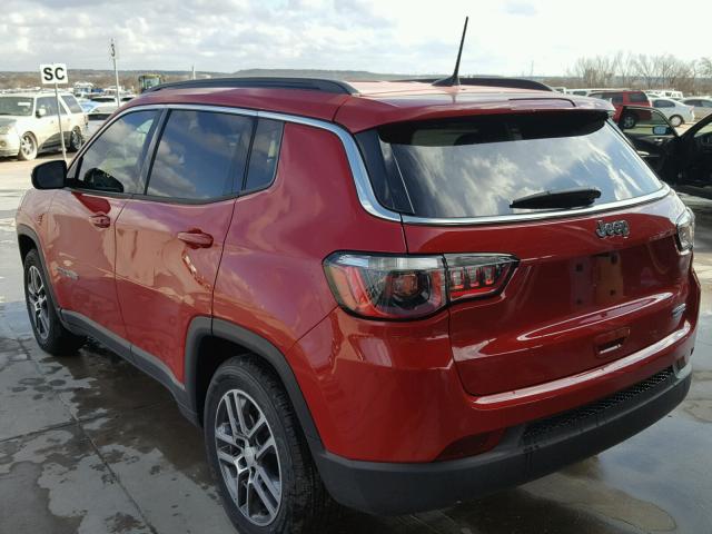 3C4NJCBB0HT611468 - 2017 JEEP COMPASS LA RED photo 3