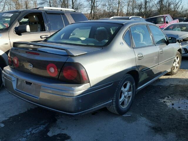 2G1WH52K959283101 - 2005 CHEVROLET IMPALA LS GRAY photo 4