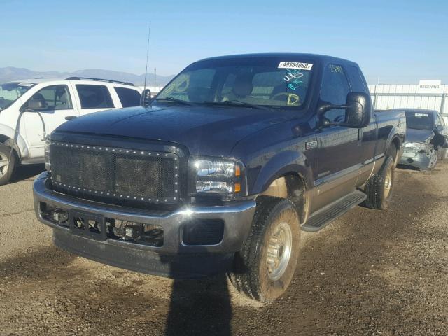 1FTNX21F21ED81144 - 2001 FORD F-150 BLUE photo 2