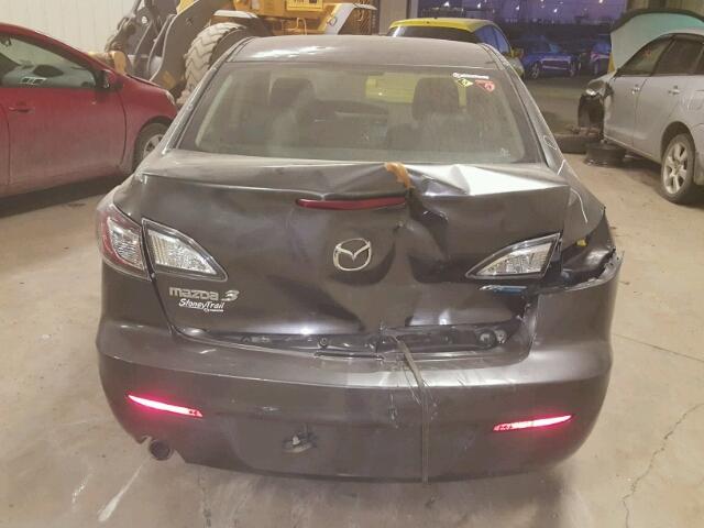 JM1BL1V73C1660737 - 2012 MAZDA 3 I GRAY photo 9