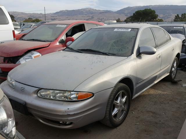 1G3NF52E8YC328545 - 2000 OLDSMOBILE ALERO GLS 银色 照片 2