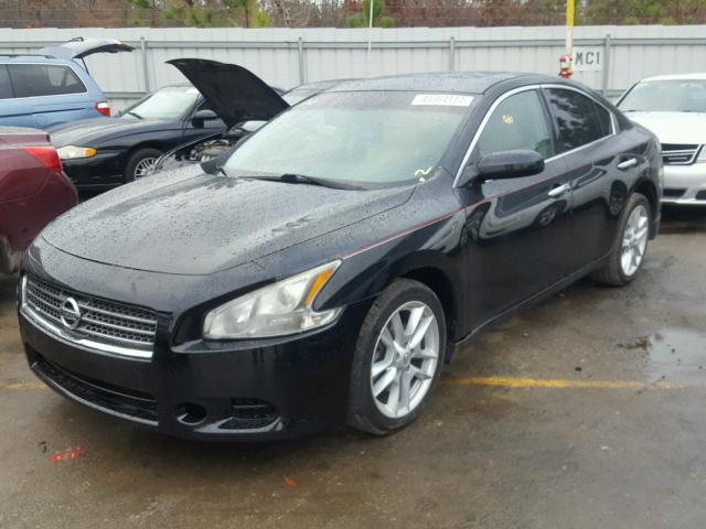 1N4AA51E49C849445 - 2009 NISSAN MAXIMA S BLACK photo 2