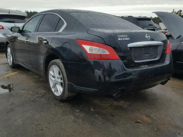 1N4AA51E49C849445 - 2009 NISSAN MAXIMA S BLACK photo 3