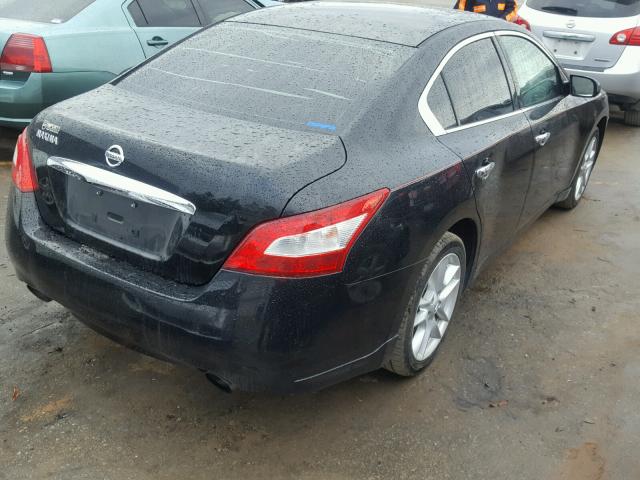 1N4AA51E49C849445 - 2009 NISSAN MAXIMA S BLACK photo 4