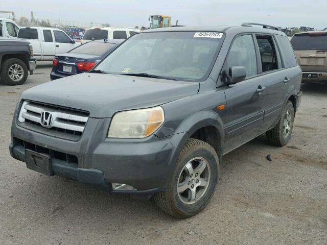 5FNYF18508B017563 - 2008 HONDA PILOT EXL CHARCOAL photo 2