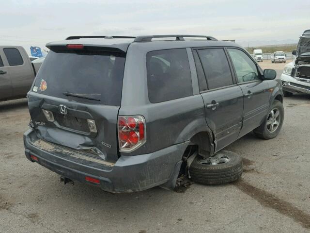 5FNYF18508B017563 - 2008 HONDA PILOT EXL CHARCOAL photo 4