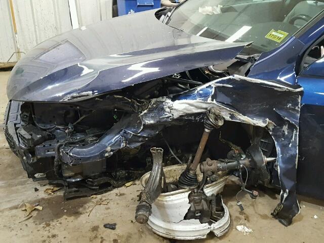 1HGCR3F83EA012826 - 2014 HONDA ACCORD EXL BLUE photo 9