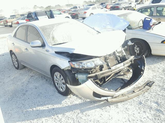 KNAFT4A20A5819777 - 2010 KIA FORTE LX SILVER photo 1