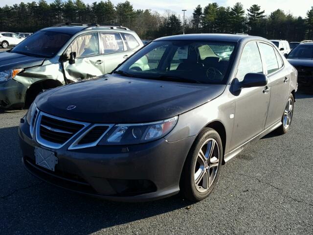 YS3FA4BY4A1614703 - 2010 SAAB 9-3 2.0T GRAY photo 2