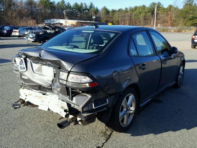 YS3FA4BY4A1614703 - 2010 SAAB 9-3 2.0T GRAY photo 4