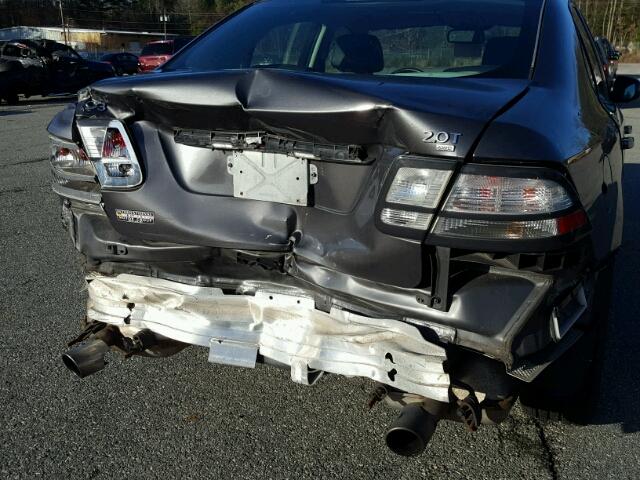 YS3FA4BY4A1614703 - 2010 SAAB 9-3 2.0T GRAY photo 9