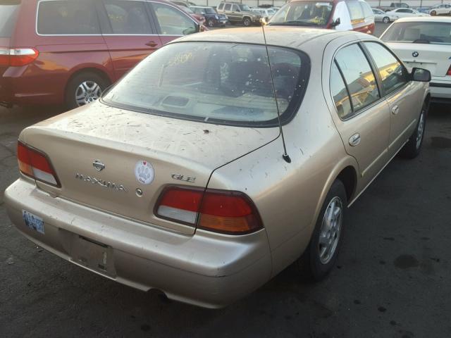 JN1CA21D9WT521817 - 1998 NISSAN MAXIMA GLE GOLD photo 4