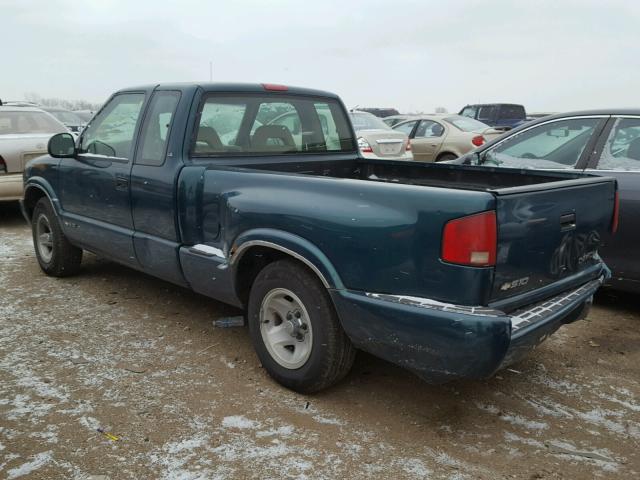 1GCCS19X3V8137794 - 1997 CHEVROLET S TRUCK S1 GREEN photo 3