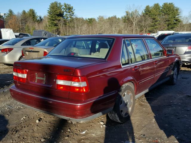 YV1KS9602T1077640 - 1996 VOLVO 960 RED photo 4