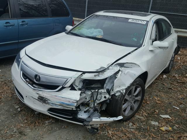 19UUA8F22CA020790 - 2012 ACURA TL WHITE photo 2