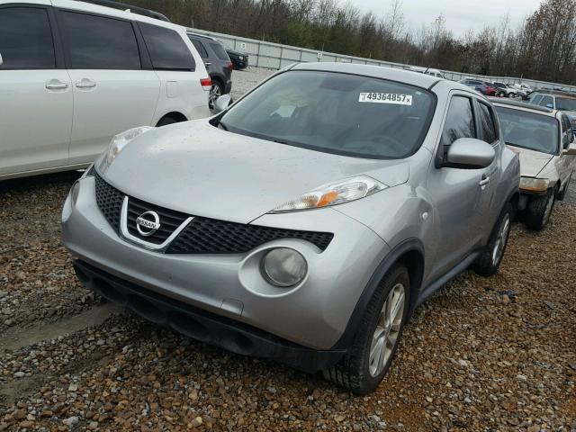 JN8AF5MR7BT021006 - 2011 NISSAN JUKE S SILVER photo 2