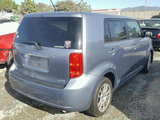 JTLKE50EX91094127 - 2009 TOYOTA SCION XB BLUE photo 4