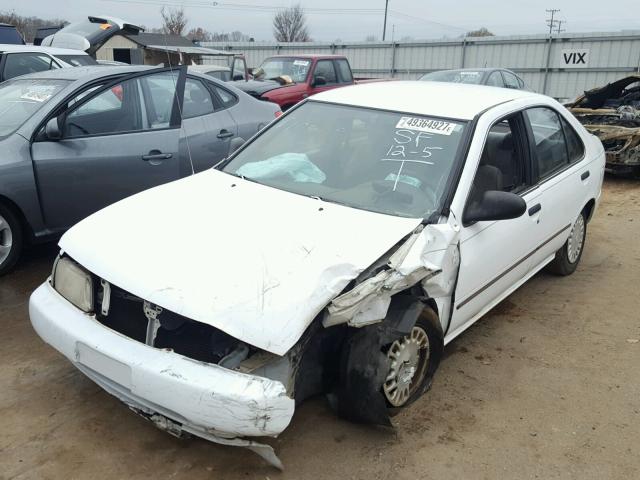 1N4AB41D5VC743708 - 1997 NISSAN SENTRA XE WHITE photo 2