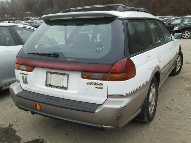 4S3BG6852X7654135 - 1999 SUBARU LEGACY OUT WHITE photo 4