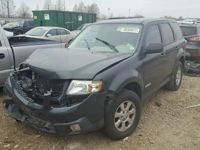 4F2CZ02Z68KM32364 - 2008 MAZDA TRIBUTE I CHARCOAL photo 2