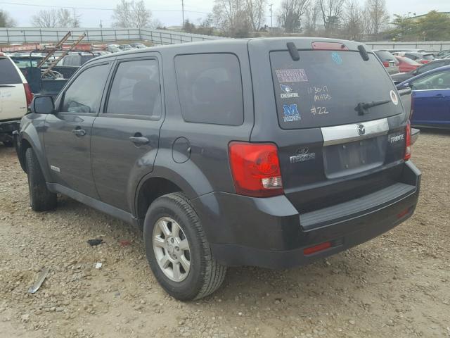 4F2CZ02Z68KM32364 - 2008 MAZDA TRIBUTE I CHARCOAL photo 3