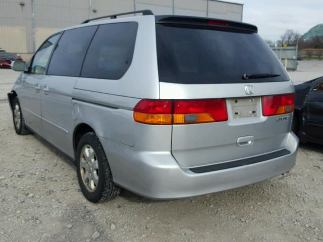 5FNRL18084B001624 - 2004 HONDA ODYSSEY EX SILVER photo 3