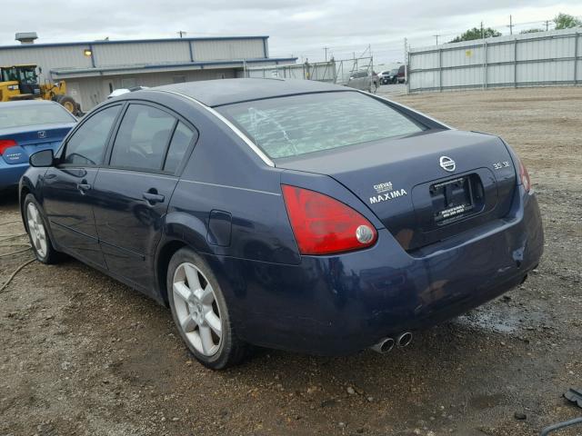 1N4BA41E26C809584 - 2006 NISSAN MAXIMA SE BLUE photo 3