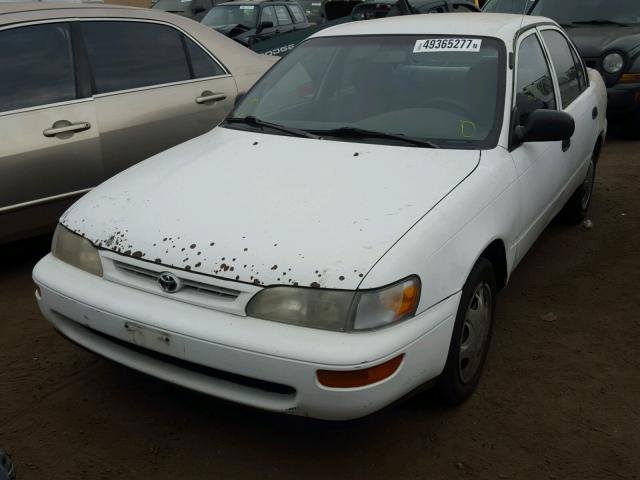 1NXBA02EXTZ431016 - 1996 TOYOTA COROLLA WHITE photo 2