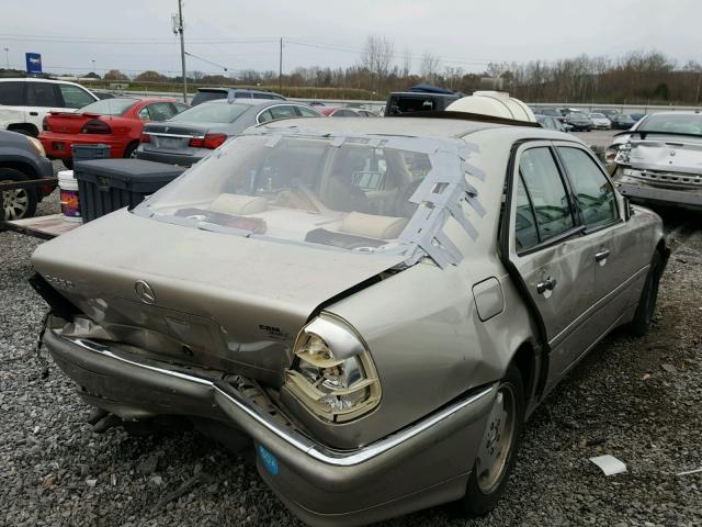 WDBHA29G7WA585186 - 1998 MERCEDES-BENZ C 280 BEIGE photo 4