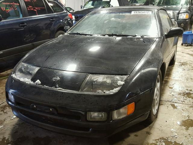 JN1RZ27H4PX001953 - 1993 NISSAN 300ZX BLACK photo 2