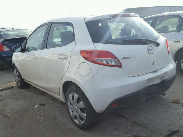 JM1DE1KZ5E0179096 - 2014 MAZDA MAZDA2 SPO WHITE photo 3