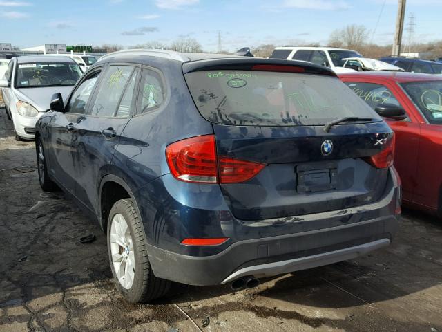 WBAVL1C54DVR82857 - 2013 BMW X1 XDRIVE2 BLUE photo 3