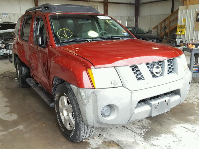 5N1AN08U87C539158 - 2007 NISSAN XTERRA OFF RED photo 1