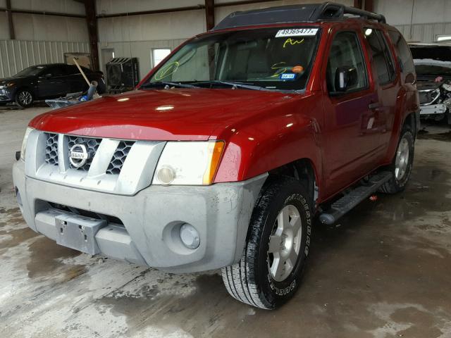 5N1AN08U87C539158 - 2007 NISSAN XTERRA OFF RED photo 2