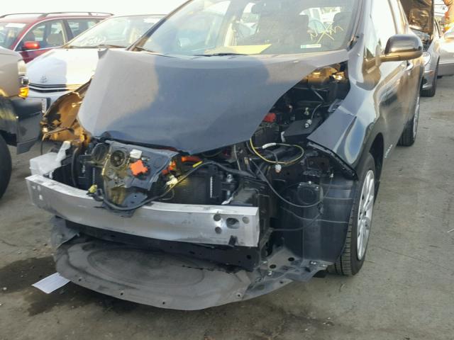 1N4AZ0CP8DC418058 - 2013 NISSAN LEAF S BLACK photo 9