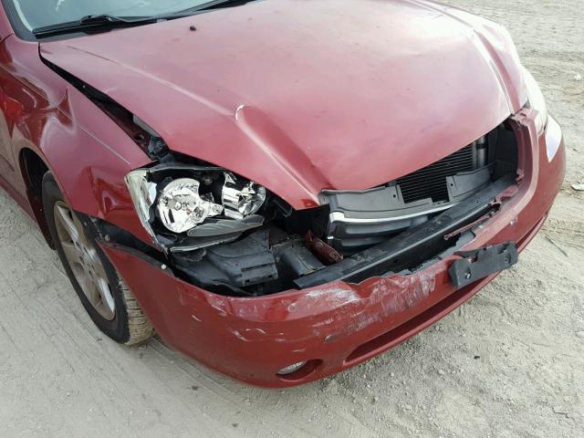 1N4AL11D14C113355 - 2004 NISSAN ALTIMA BAS RED photo 9