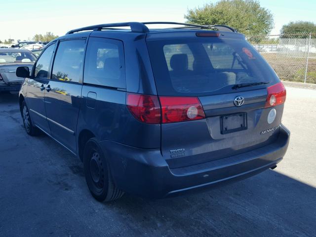 5TDZA23C56S541654 - 2006 TOYOTA SIENNA CE GRAY photo 3