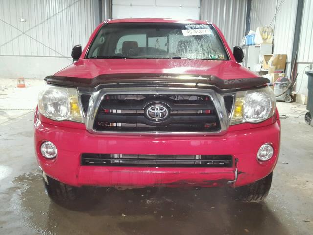 5TEUU42N55Z034772 - 2005 TOYOTA TACOMA ACC RED photo 9