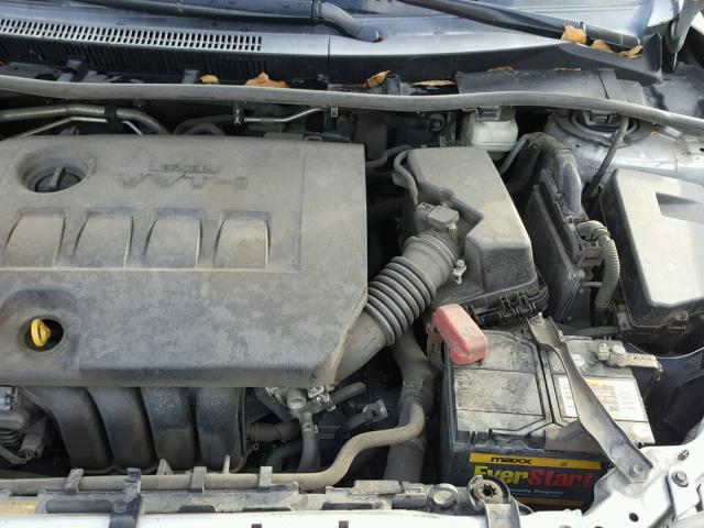 5YFBU4EE2DP199377 - 2013 TOYOTA COROLLA BA SILVER photo 7