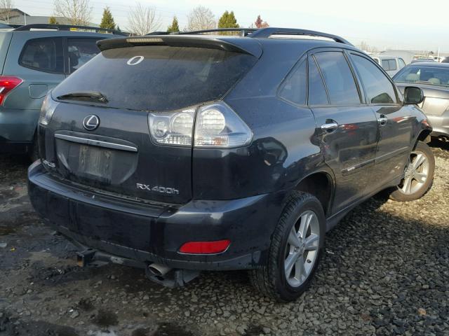 JTJHW31U082856223 - 2008 LEXUS RX 400H BLACK photo 4